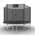 STRONGLINE Trambolina  244cm model 2025 - sa merdevinama, 200kg nosivost - crna